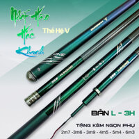 Cần Câu Đài Nhất Hào Khắc Khanh Thế Hệ V Bản L 3H Cần Câu Tay Cacbon Xoắn Cao Cấp gạhnnzzcjj