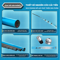 Cần câu đài RICE FISHING V5 TOÀN DIỆN carbon cao cấp câu cá tổng hợp câu cảm giác tốt hơn CC-25