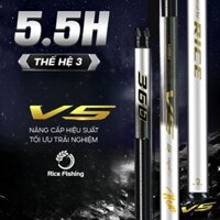 Cần Câu Đài V5 CC-41 5,5H Thế hệ 3 Rice Fishing Carbon 30T & 40T Phiên Bản Mới 2025