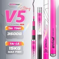 Cần câu đài V5 Pro Rice Fishing carbon 6 lớp cao cấp câu tổng hợp nhẹ tải cá tốt CC-27
