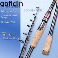 Cần câu GOFIDIN, Cần câu bằng kính thiên văn Carbon cao Bộ dụng cụ đầy đủ, Trẻ em 1,8m-3,6m Máy câu cá Spincast Cần câu cá