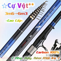 CẦN CÂU ISO Siêu Khỏe Siêu Bền - Chất liệu Carbon 100% - Chuyên dùng Săn Hàng