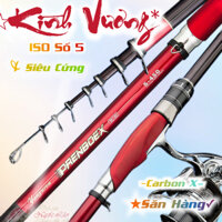 CẦN CÂU ISO TỐT NHẤT - Hàng Chính Hãng Cao Cấp - Chất liệu Carbon Hyper X - Khoen sứ SIC Jinon ✓