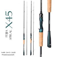 Cần câu lure 2 khúc FeiJia Spiral cao cấp Phukiencaulure25 cần câu lure chất liệu Carbon đan xoắn X toàn thân