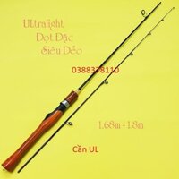 Cần Câu Lure 2 Khúc UL Mẫu Mới, Hàng Đẹp Câu Suối, Câu Cá Mương, Cá Cháp - CUL002