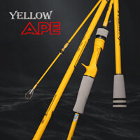 Cần câu lure 2 khúc Yellow Ape siêu khỏe phukiencaulure25 cần câu máy chất liệu carbon tải tĩnh 3kg màu sắc đẹp