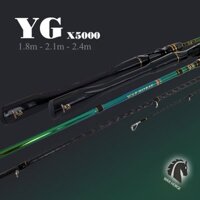 Cần Câu Lure 2 Khúc YG X5000 TiTan Carbon Gân Xoắn X - CL2K105