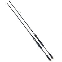 Cần Câu lure 2 ngọn máy đứng và máy ngang Hunting Black cần câu cá