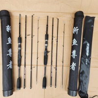 Cần Câu Lure 4 khúc Ưng Đen - Black Falcon - Tặng Ống Đựng Ngọn Đặc 565as2dghjjj