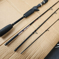 Cần Câu Lure 4 Khúc Ưng Đen - Black Falcon Tặng Kèm Ống Đựng- Cần Câu Cá Cao Cấp vietfishing