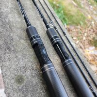 Cần câu lure Black V2 Phiên Bản Độ Cứng L - Cán Cacbon ngọn 1li2 đọt đặc sale giá rẻ