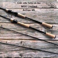 Cần câu lure cá lóc MSX Limited giá rẻ cần khoen SIC carbon cán bần 2.1m 2.4m chuyên câu lure cá lóc cá chẽm