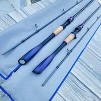 Cần câu lure cao câp JiCHU carbon Xoắn X toàn thân - Chất lượng hoàn thiện tốt