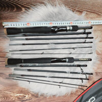 Cần Câu lure Capaci Travel 6 Khúc thích hợp mang đi du lịch ,để cốp xe, cất trong vali 422kjga123