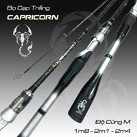 Cần Câu Lure Capricorn Bọ Cạp Trắng Khoen Fuji Cao Cấp Cần Lure Carbon Xoắn X Toàn Thân