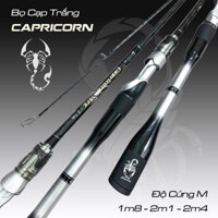 Cần câu lure Capricorn ( Bọ Cạp Trắng )  cần lure cao cấp khoen Sic Carbon -+Xoắn X toàn thân