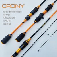 Cần câu lure Crony ngọn đặc siêu siêu khoẻ kiểu dáng mạnh mẽ CM38