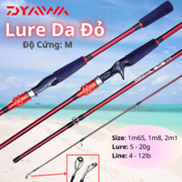 Cần Câu Lure  Da Đỏ DYAWA, Chất Liệu FRP, Đủ Size 1m65, 1m8, 2m1