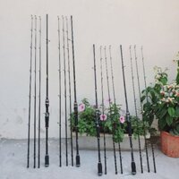 cần câu lure đa dụng X Master 3 ngọn ML,M,MH chất liệu cacbon. màu đen bóng siêu đẹp. khoen sic hãng