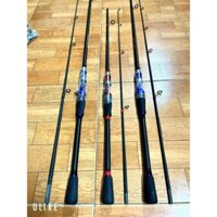 Cần câu lure Daiwa siêu rẻ độ cứng ML, có 2 màu xanh đen và đỏ đen. cần tải cá lớn, có cả cần ngang và đứng