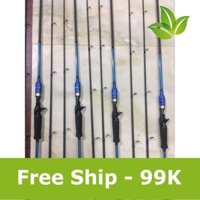 Cần câu lure máy ngang 2 ngọn hàng chuẩn