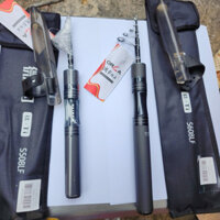 Cần Câu Lure Rút Gọn Khoen Mini Orca Máy Đứng, Độ Cứng L Cao Cấp- Cần Câu Cá Thu Gọn, Tiện Lợi