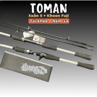 Cần Câu Lure Toman Máy Đứng, Máy Ngang S662M Khoen Fuji Cao Cấp- Cần Câu Cá Chuyên Lure Chính Hãng Tuấn Nghĩa Fishing TF