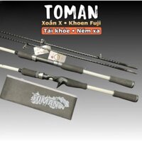 Cần Câu Lure Toman Máy Đứng, Máy Ngang S662M Khoen Fuji Cao Cấp- Cần Câu Cá Chuyên Lure Chính Hãng Tuấn Nghĩa Fishing TF