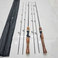 cần câu lure ul 1m8 2 ngọn catbon siêu dẻo