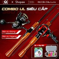 Cần Câu Lure UL Cần Câu Cá Ultra Light Cần Câu Máy Đứng Và Máy Ngang