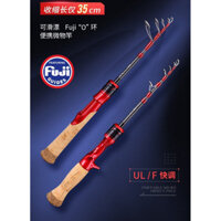 Cần Câu Lure UL Rút Khoen Fuji Nhật Bản Thu Gọn Siêu Mini Tiện Lợi- Cần Máy Đứng, Máy Ngang Cao Cấp docaukhoinguyen