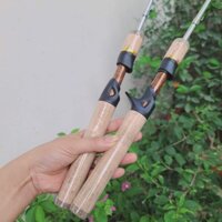 Cần câu lure Ultralight Bạch Long Tia chớp siêu dẻo Phukiencaulure25 cần câu UL cán gỗ chuẩn công nghệ Nhật Bản