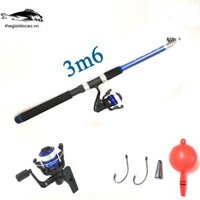 Cần Câu Máy 3m6 + Full Phụ Kiện Câu