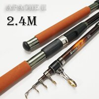 Cần câu máy Apache II chất liệu Carbon có các chiều dài từ 2m1 đến 3m6 CM13 - 2m4