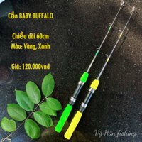 Cần câu máy Baby Buffalo cắm gốc-Vỹ Hân fishing (không kèm máy)