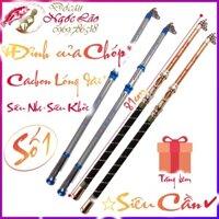 CẦN CÂU MÁY CACBON Hàng Tuyển BLACK HAWK - Cần Carbon Xoắn X - Cần câu cá xa bờ, lăng-xê, lure, câu lục, câu rê 3M6 2M7