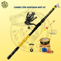 Cần Câu Máy Huntman Rút Gọn 2m1 2m4, 2m7, 3m0, 3m6 Máy Ac3000 Đến 7000  Bắt Cá Đi Câu Fish Câu Cá Fishing