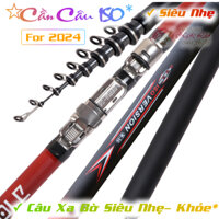 Cần Câu Máy ISO - CARBON 19 Xoắn X R079  - Cần câu cá xa bờ, câu iso, lục, sông suối biển ghành..