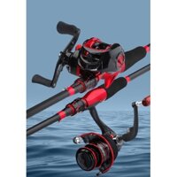 Cần câu máy lure MANFENG 2 khúc cần đứng và ngang độ cứng M dài 1m65,1m8,2m1