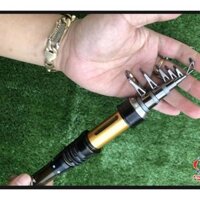 CẦN CÂU MÁY RÚT GỌN 40 PHÂN ĐÚT CỐP XE CHẤT LIỆU CACBON TOÀN THÂN CÂU LURE LĂNG XÊ