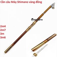Cần câu máy rút gọn Shimano vàng đồng - Top1VN vip 679jasdja