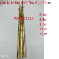 Cần Câu Máy Rút GW Thu Gọn 70cm