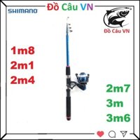 Cần câu máy Shimano Nexus ngọn đặc phản quang + Máy câu cá 2000 hàng y hình 2