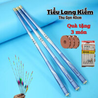 Cần Câu Mini Thu Gọn 40cm 4h 28i Cần Câu Nhét Cốp Phụ Kiện Đầy Đủ Tải Cá 2-5kg
