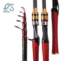 Cần câu rút MÁY ĐỨNG cao cấp khoen chắc chắn 1m8