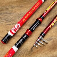 Cần câu rút Tầm Long câu lăng xê, lục đầu cần