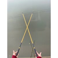 Cần câu tay 4H TRÚC NGAO DU - 28i  câu cá nước ngọt rô diếc cá chép thích hợp câu cảm giác kèm ngọn và phao rô