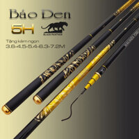 Cần câu tay 5H Báo Đen cần câu cá vân carbon thế hệ mới tặng kèm ngọn phụ CD60 docaulure agzjbxvkp123