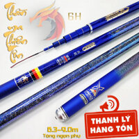 Cần câu tay 6H carbon cao cấp tặng ngọn phụ ka6b5678