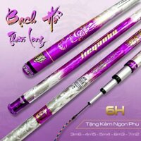 Cần Câu Tay Bạch Hổ Thần Long 6H 19i Tặng Kèm Ngọn Phụ